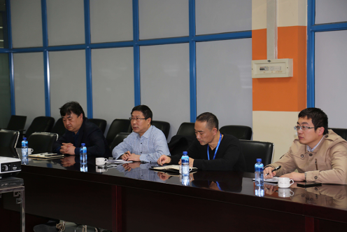 万名干手下下层烟台市国企一队到万利国际软件公司调研座谈